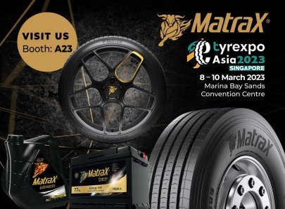 Matrax is going to be present at the main Asian tyre exhibition