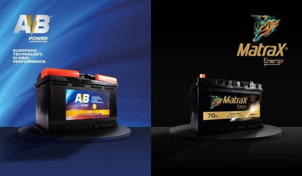 Lançamento das marcas de baterias AB Power e MatraX Energy